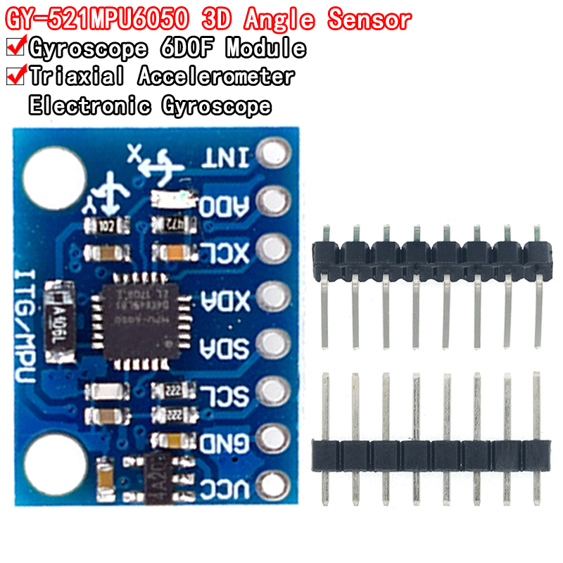 Accelerometer Mpu6050 - 1 Juego de sensores giroscopio analógicos