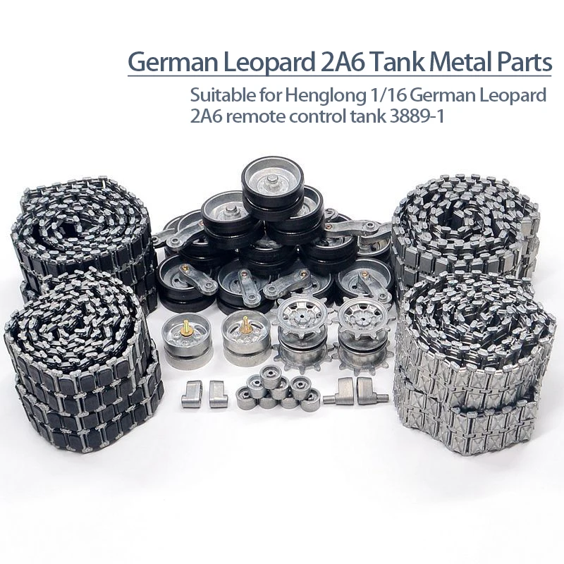 Tracked Robot Chassis - Henglong 3889 Leopard 2A6 accesorios de