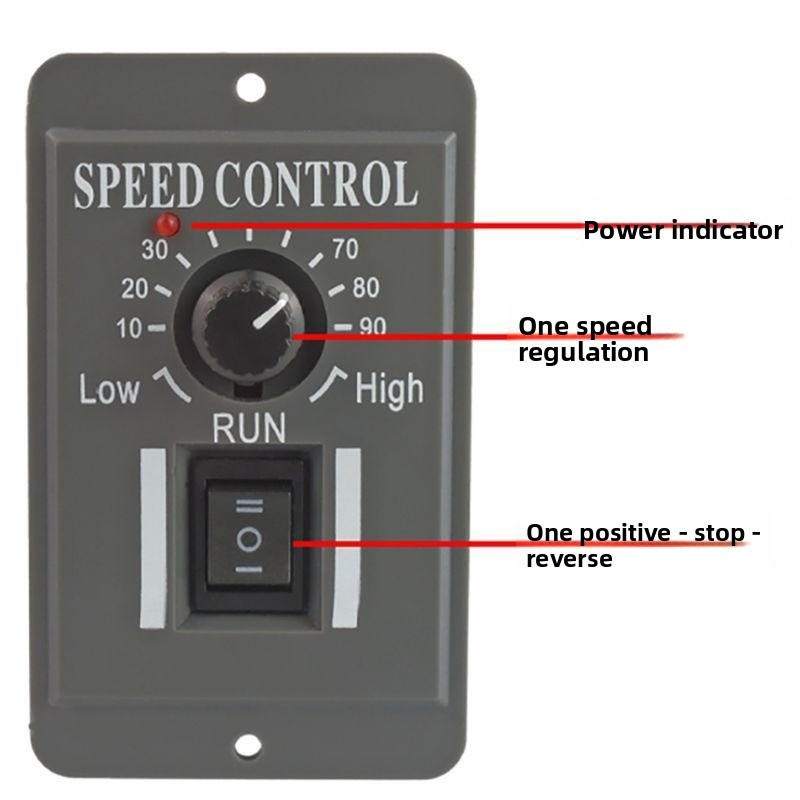 Geared Motor - Controlador de velocidad del motor de