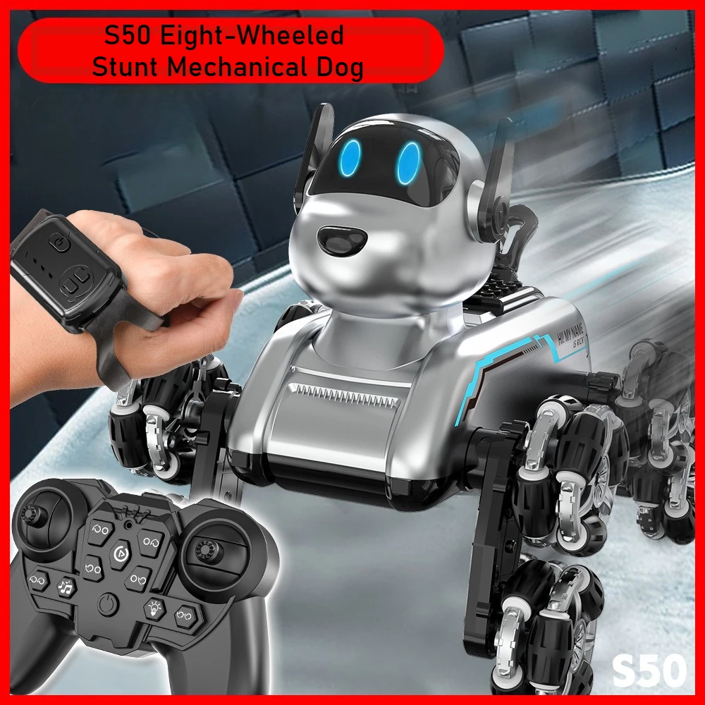 Robot Remote Control - Perro Robot inteligente S50, detección de
