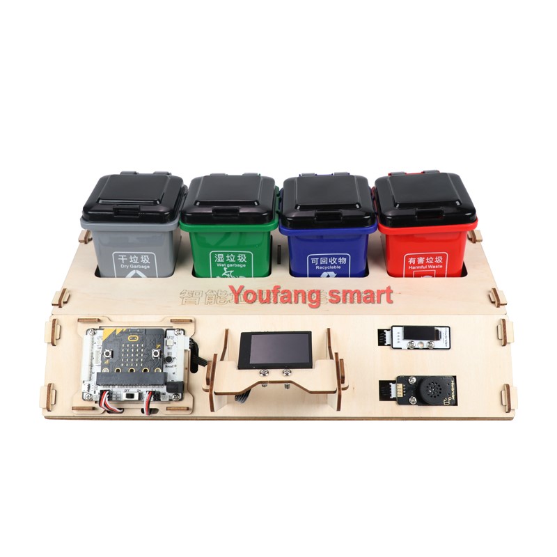 Microbit Robot - Kit de clasificación de residuos para