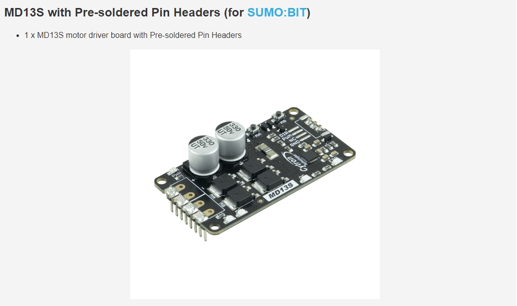 108070021 MD13S Módulos de her - Motor Driver Module reseña y precio