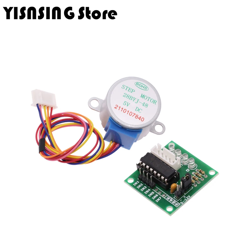 5V 4 fases 28BYJ-48 DC engrana - 28Byj-48 reseña y precio