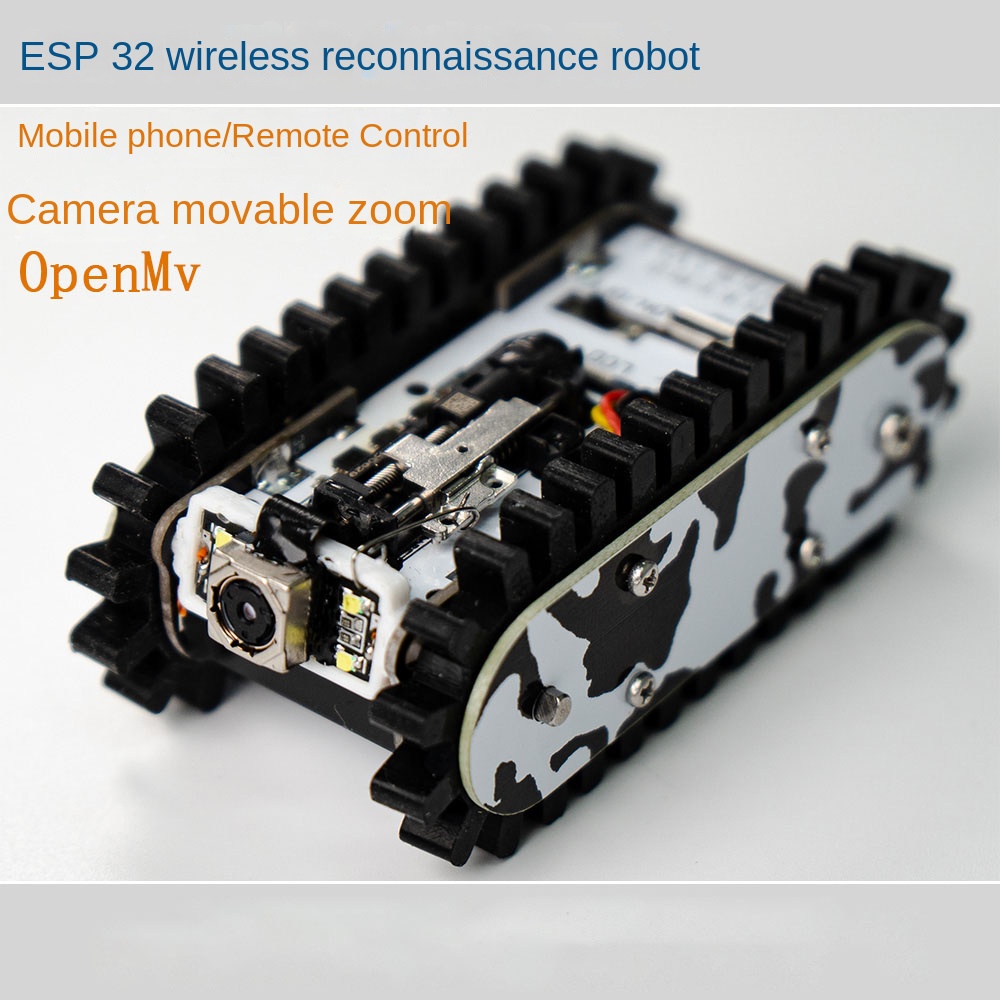 Tanque de Metal RC con cámara  - Tracked Robot Chassis reseña y precio
