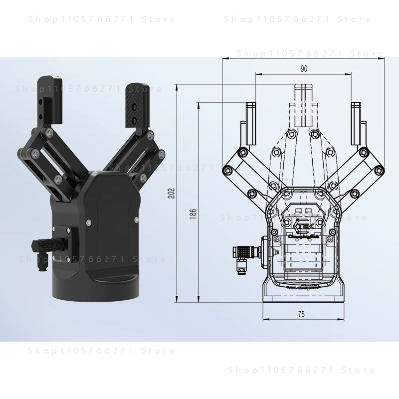 Robot Colaborativo con Control - Robot Gripper Claw reseña y precio