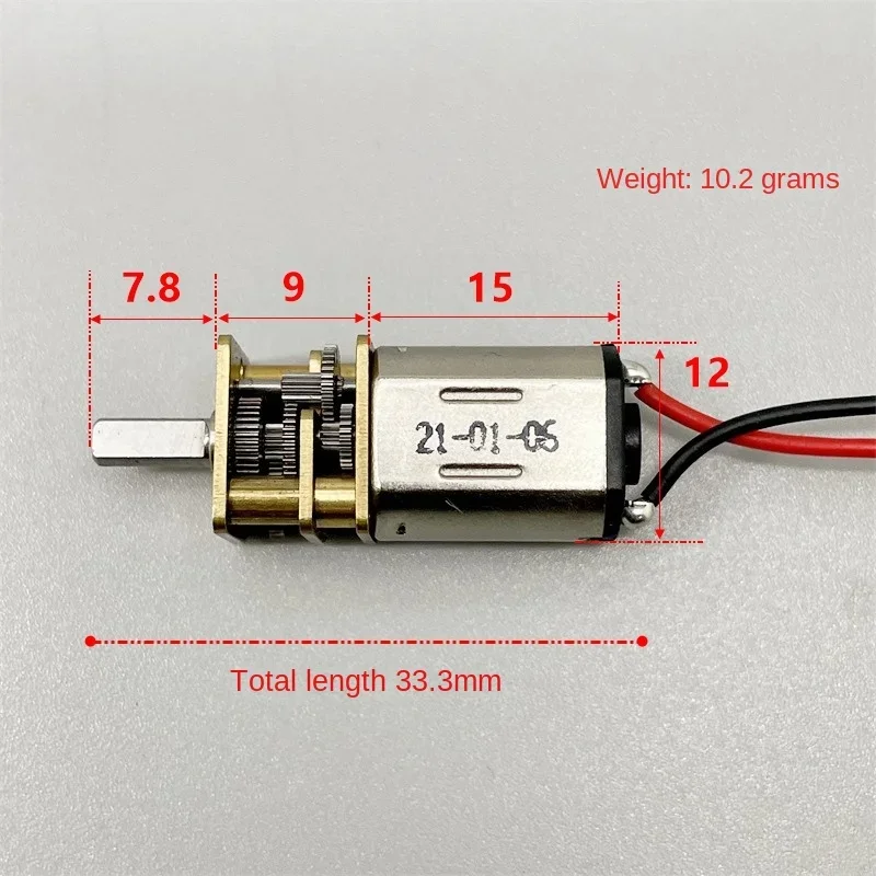N20 DC 3V 18rpm 6V 36RPM Mini  - Geared Motor reseña y precio