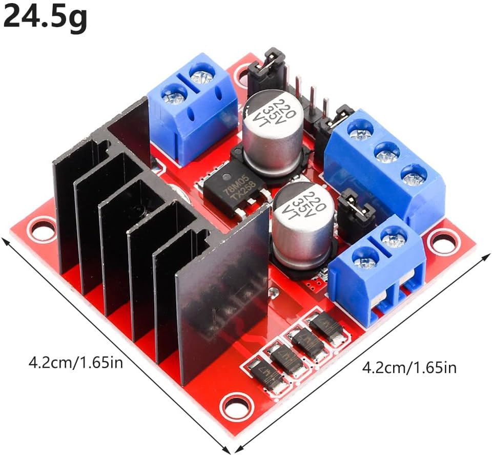 Módulo de placa controladora L - Motor Driver L298N reseña y precio