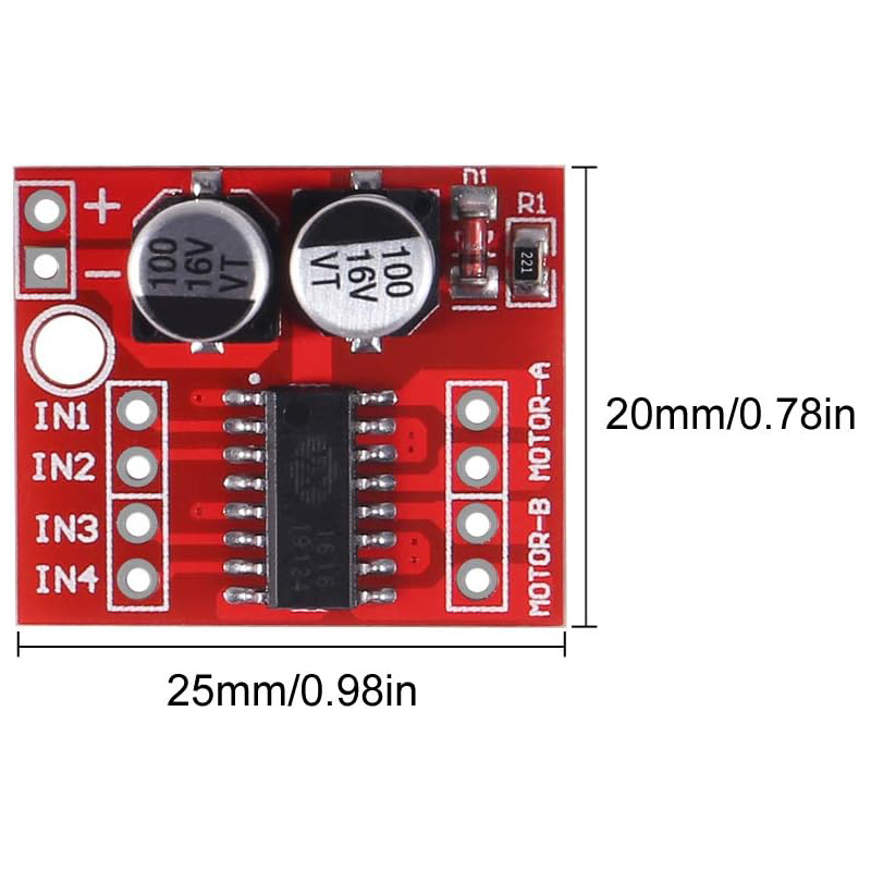 10 Uds L298N Mini módulo contr - Motor Driver L298N reseña y precio
