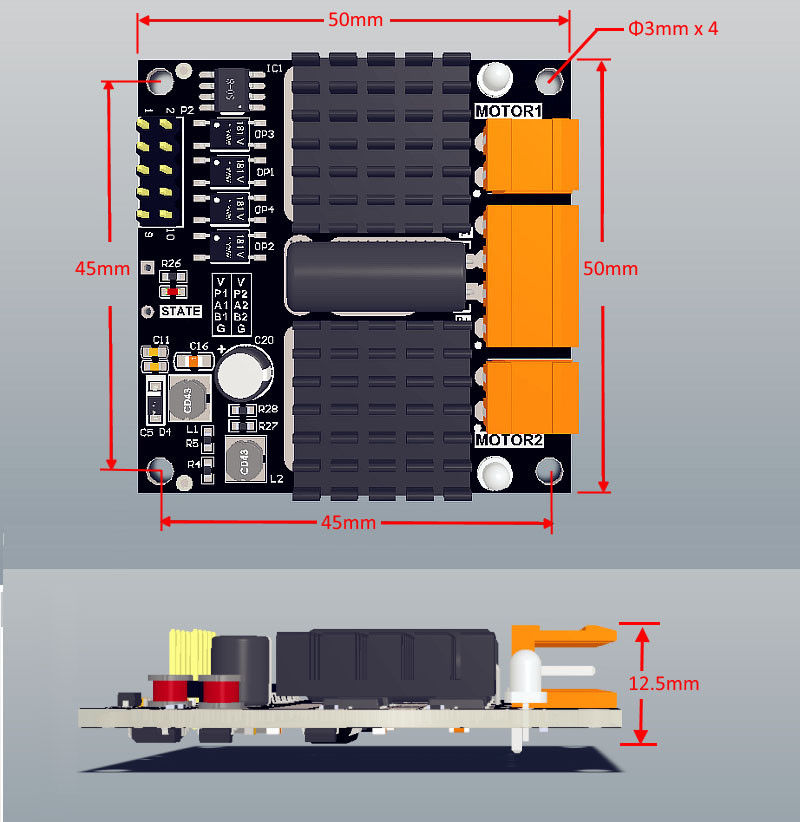 Módulo de control de motor de  - L298N Module reseña y precio