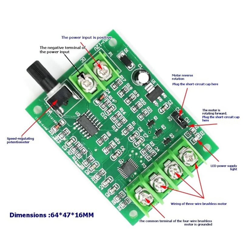 Placa controladora de motor CC - Dc Motor 12V reseña y precio