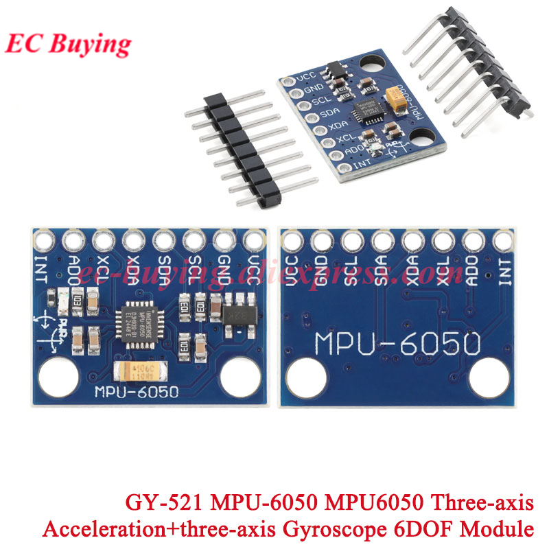 1-10 Uds GY-521 MPU-6050 MPU60 - Accelerometer Mpu6050 reseña y precio