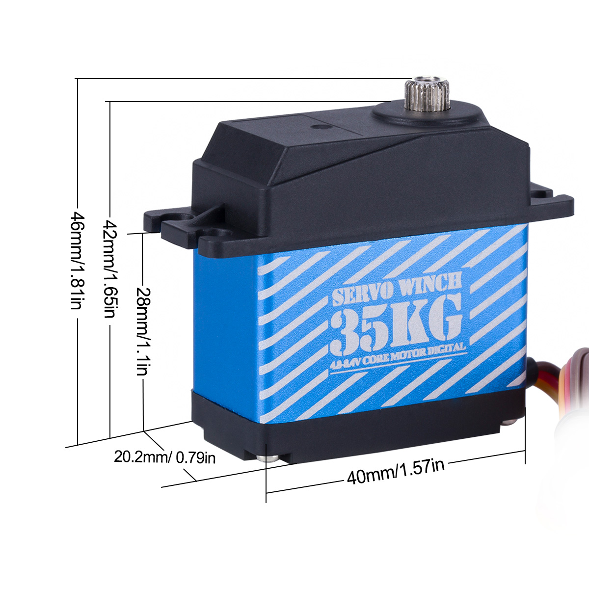 Servo digital de 35 kg 360 °   - Line Follower Robot reseña y precio