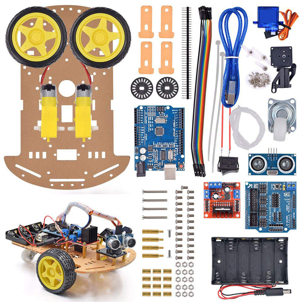 Kit de Chasis de Coche Robótic - Line Follower Robot reseña y precio