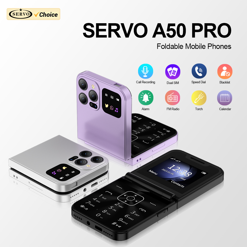 SERVO A50 PRO Flip teléfono mó - Servo Pan Tilt reseña y precio
