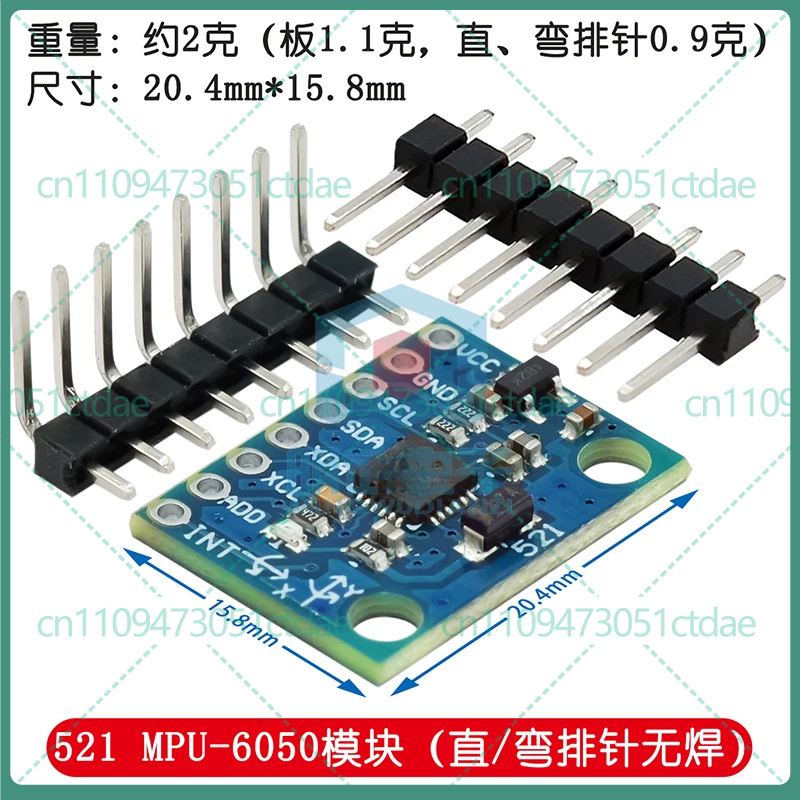 Módulo de sensor de giroscopio - Accelerometer Mpu6050 reseña y precio