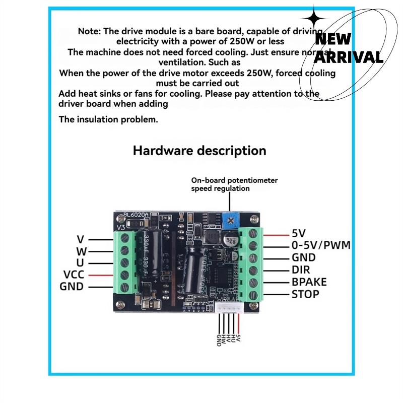 Controlador de motor de alta p - Motor Driver Module reseña y precio