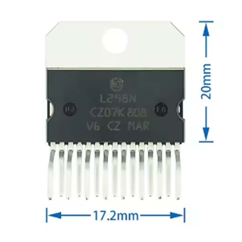Chip controlador de motor paso - Motor Driver L298N reseña y precio