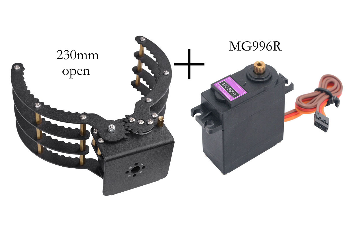Pinzas mecánicas con abertura  - Robot Gripper Claw reseña y precio