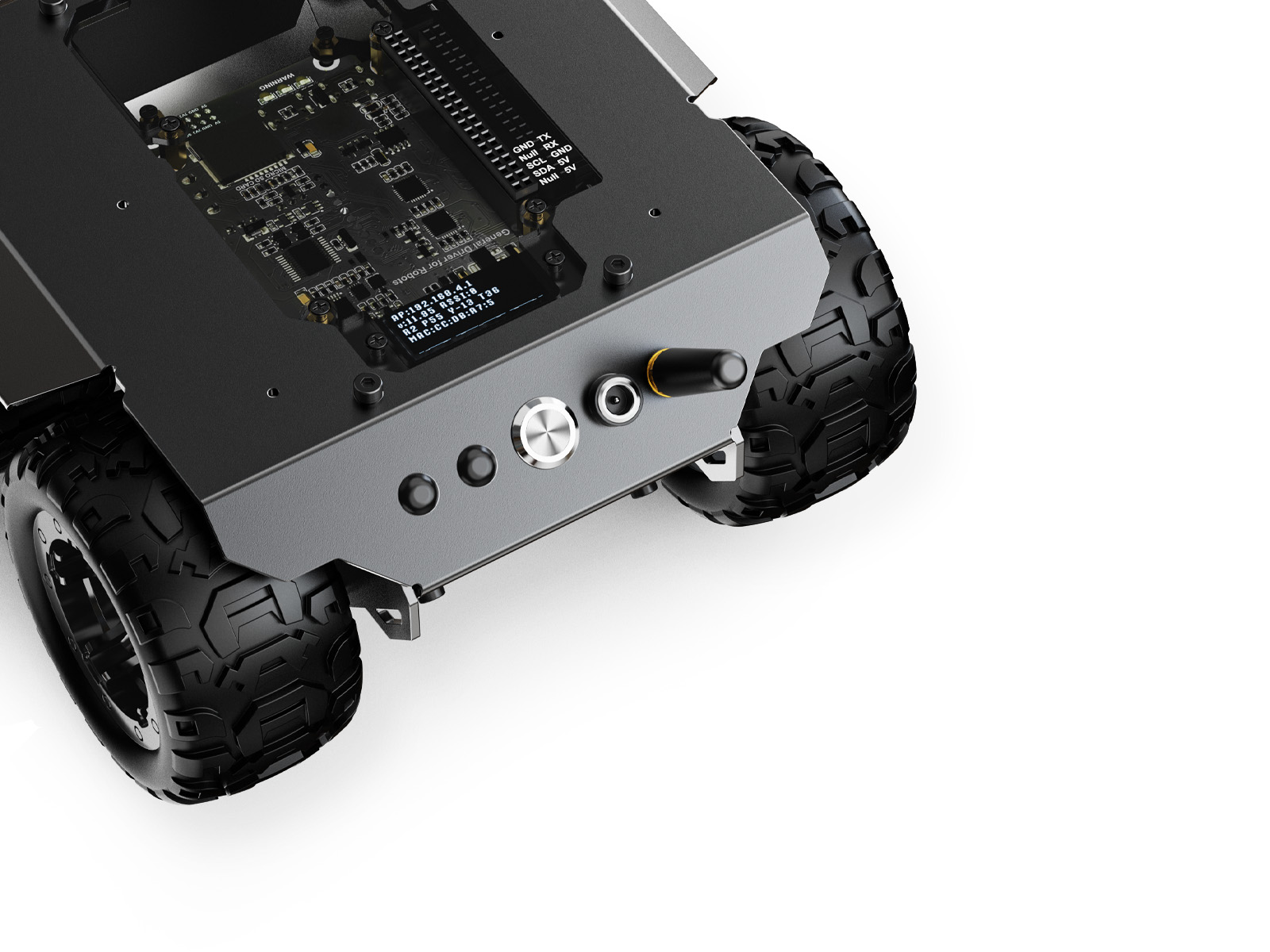 Waveshare WAVE ROVER Chasis de - Robot Chassis reseña y precio