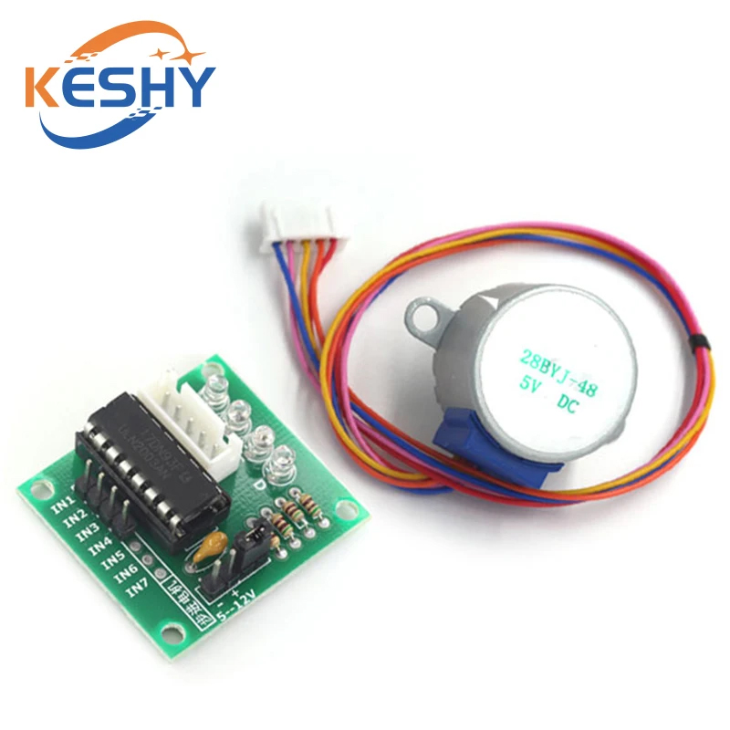 5V 4 fases 28BYJ-48 DC engrana - 28Byj-48 reseña y precio