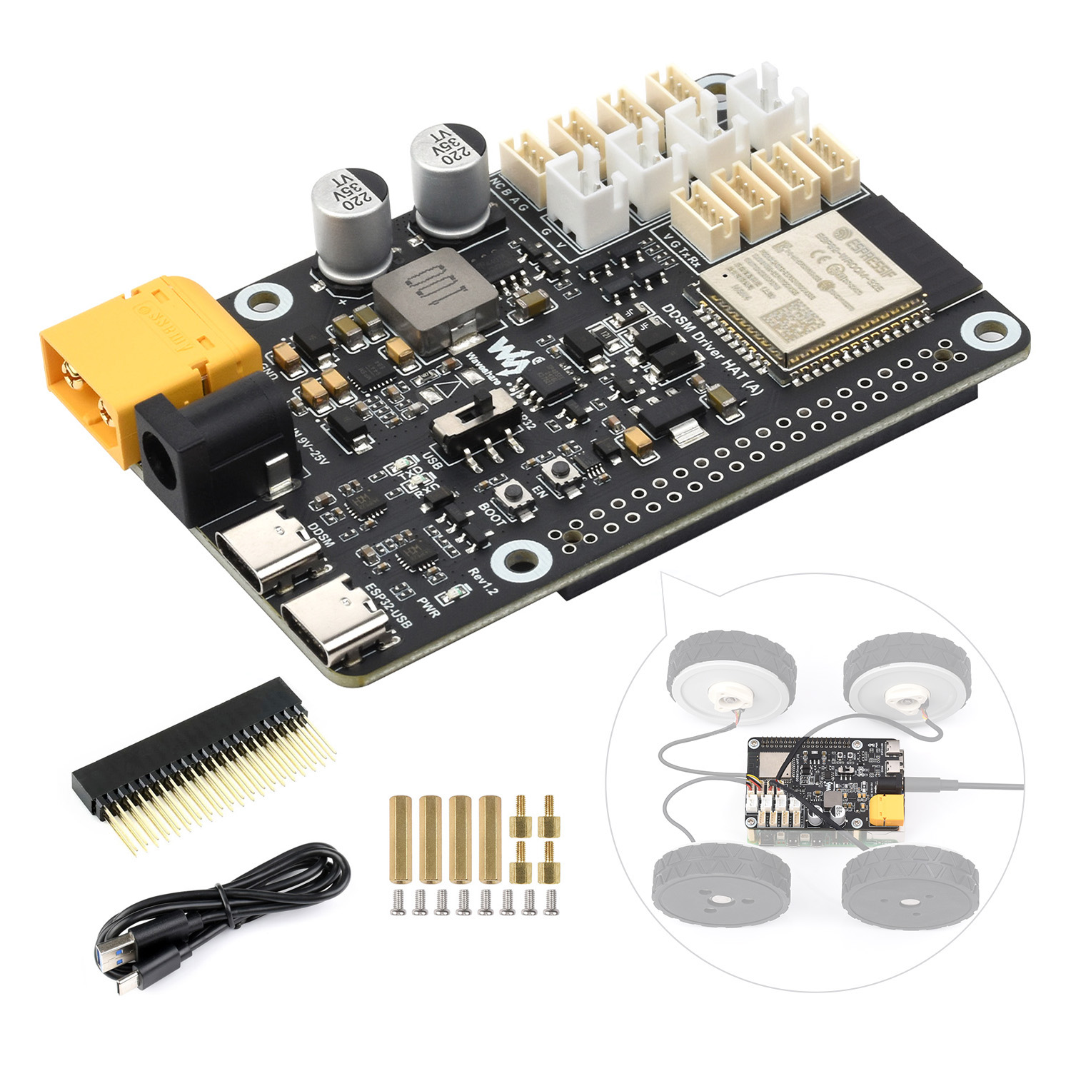 Placa controladora de servomot - Motor Driver Module reseña y precio
