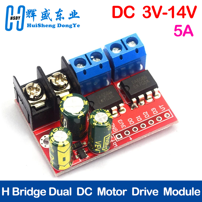 Control remoto de puente H 5A  - L298N Module reseña y precio